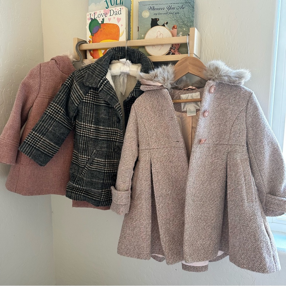 2-3 year old girl coat bundle 2t-3t